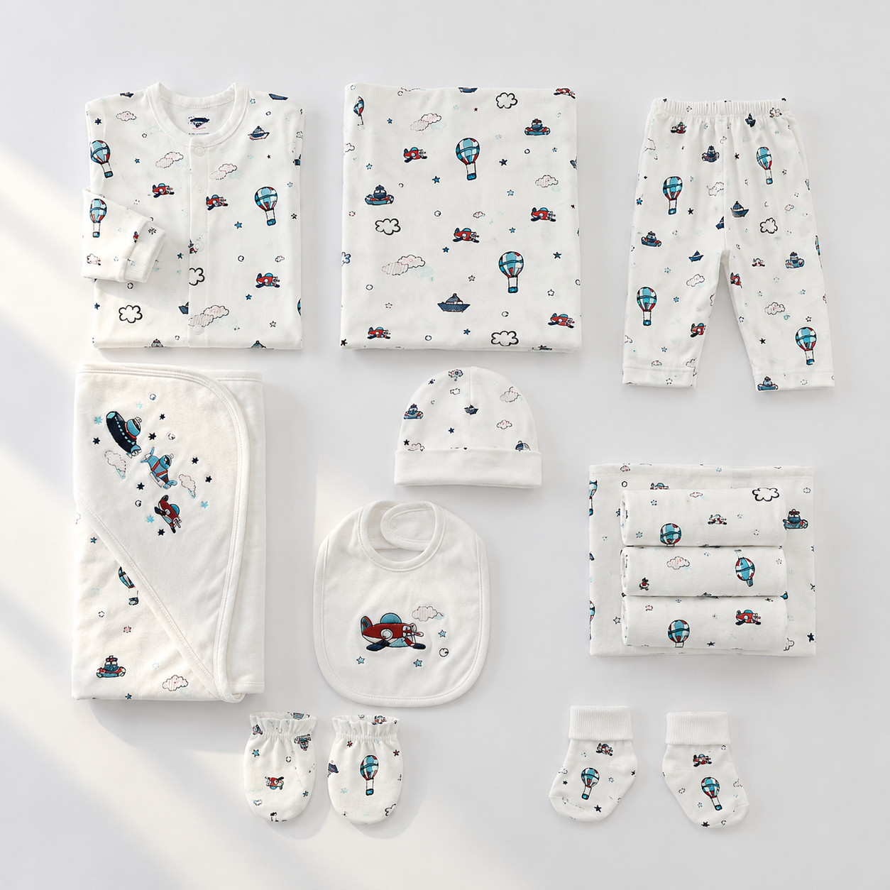 Airplane Newborn Starter Set (11 Pcs)