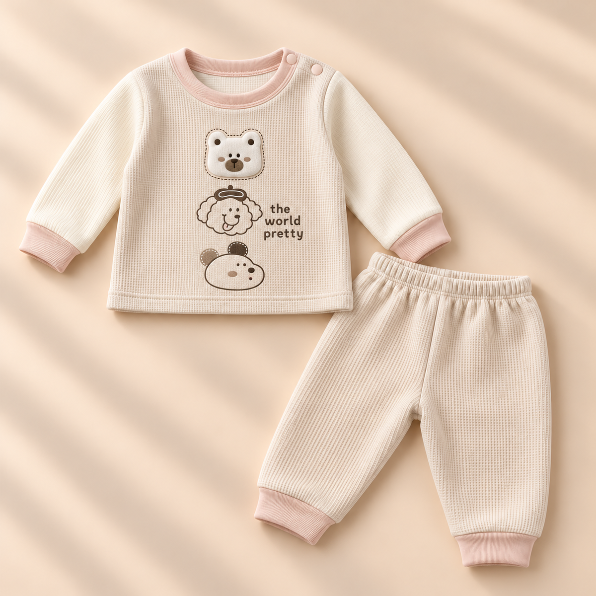3 Bear Top & Pants Set