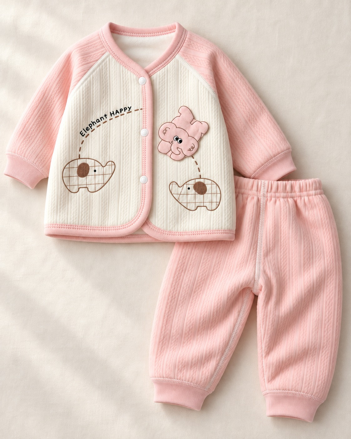 Elephant Happy Top & Pants Set